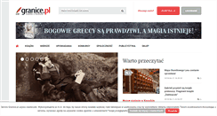 Desktop Screenshot of granice.pl